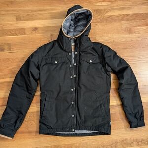 Men's Black Hooded Jacket